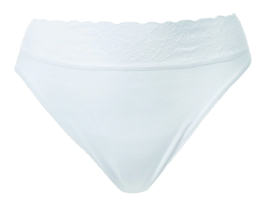 Slip Doux 100% Coton & Dentelle CALIDA "Lycraspitze" 21901 - Blanc 001 4 Slip Doux 100% Coton & Dentelle CALIDA "Lycraspitze" 21901 - Blanc 001 – Image 4