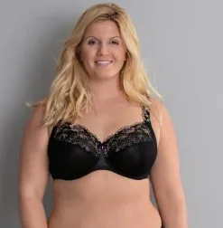 Soutien-gorge à Armatures En 4 Parties - Bonnets Profonds - ANITA ROSA FAIA "Colette" 5249 - Noir 001