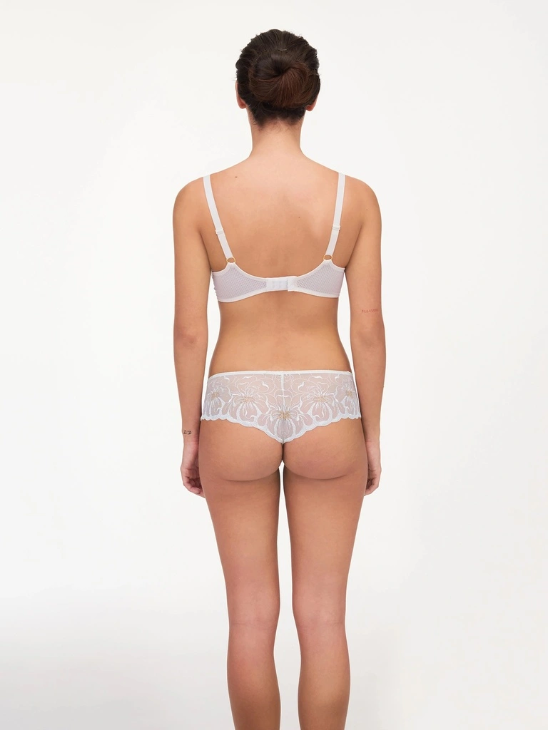 Soutien-gorge à Coque Plongeant CHANTELLE "Fleurs" C12M20 - Ivoire Doré 0BJ 5 Soutien-gorge à Coque Plongeant CHANTELLE "Fleurs" C12M20 - Ivoire Doré 0BJ – Image 5