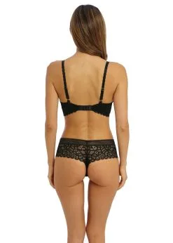 Soutien-gorge à Coque Rembourré Plongeant WACOAL "Raffine" WE148003 - Noir BLK -Vente de soutien-gorge pas cher Soutien gorge20C3A020coque20rembourrC3A920plongeant20WACOAL2022Raffine2220WE14800320 20Noir20BLK 1