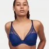 Soutien-gorge à Coques Plongeant PASSIONATA "Only Manhattan" P47J90 - Bleu Danube 050