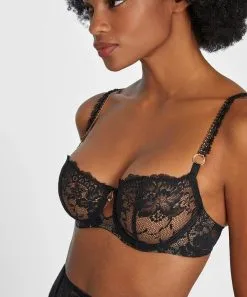 Soutien-gorge Corbeille AUBADE "Night Bird" RDF14 - Black Queen BQUE -Vente de soutien-gorge pas cher Soutien gorge20Corbeille20AUBADE2022Soleil20Nocturne2220ND1420 20bleu 1
