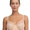 Soutien-gorge Armaturé Enveloppant CHANTELLE "True Lace" C11M10 - Beige Doré 01N