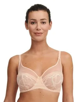 Soutien-gorge Armaturé Enveloppant CHANTELLE "True Lace" C11M10 - Beige Doré 01N