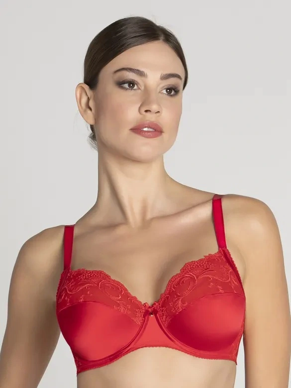 Soutien-gorge Armature LISE CHARMEL "Splendeur Soie" ACC6180 - Splendeur Rouge 2478 2 Soutien-gorge Armature LISE CHARMEL "Splendeur Soie" ACC6180 - Splendeur Rouge 2478 – Image 2