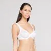 Soutien-gorge Armature Plongeant LOU "Air De Lou" 54337 - Blanc 010
