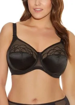 Soutien-gorge Armature En 4 Parties Spécial Poches Profondes ELOMI "Cate" EL4030 - Noir BLK
