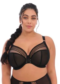 Soutien-gorge Armature Plongeant Spécial Poches Profondes ELOMI "Matilda" EL8900 - Black Star BKS