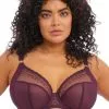Soutien-gorge Armature Plongeant Spécial Poches Profondes ELOMI "Matilda" EL8900 - Wine Diamond WID