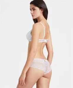 Soutien-gorge Armature Push-up Coussinet AUBADE "Fleur De Tattoo" TB18 - Blanc -Vente de soutien-gorge pas cher Soutien gorge20armature20push up20coussinet20AUBADE2022Fleur20de20Tattoo2220TB1820 20Blanc 1