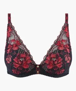 Soutien-gorge Armature Triangle AUBADE "Mélodie D'été" ICN81 - Black Cherry -Vente de soutien-gorge pas cher Soutien gorge20armature20triangle20AUBADE2022MC3A9lodie20d27C3A9tC3A92220ICN8120 20Black20cherry
