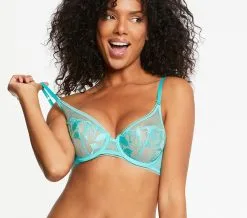 Soutien-gorge Armature Triangle Cerclé MAISON LEJABY "Sin" 19133 - Fidji B0045