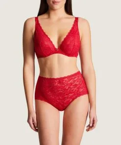 Soutien-gorge Armature Triangle Confort AUBADE "Rosessence" HK12-02 - Rouge Gala -Vente de soutien-gorge pas cher Soutien gorge20armature20triangle20confort20AUBADE2022Rosessence2220HK12 0220 20Rouge20Gala 1
