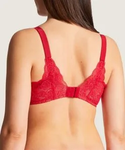 Soutien-gorge Armature Triangle Confort AUBADE "Rosessence" HK12-02 - Rouge Gala -Vente de soutien-gorge pas cher Soutien gorge20armature20triangle20confort20AUBADE2022Rosessence2220HK12 0220 20Rouge20Gala 2