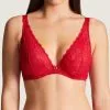 Soutien-gorge Armature Triangle Confort AUBADE "Rosessence" HK12-02 - Rouge Gala