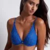 Soutien-gorge Armature Triangle Plongeant AUBADE "Rosessence" HK12-6 - Magic Blue MAGB