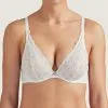Soutien-gorge Armature Triangle Plongeant AUBADE "Rosessence" HK12 - Opale