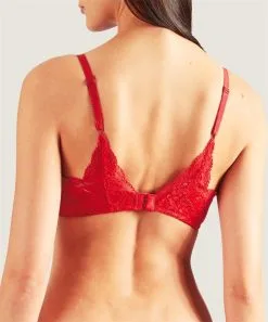 Soutien-gorge Armature Triangle Plongeant AUBADE "Rosessence" HK12 - Rouge Gala -Vente de soutien-gorge pas cher Soutien gorge20armature20triangle20plongeant20AUBADE2022Rosessence2220HK1220 20Rouge20Gala 2