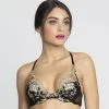 Soutien-gorge Armature Triangle Tour De Cou LISE CHARMEL "Déesse En Glam" ACH6715 - Or Glamour 18051
