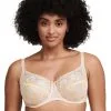 Soutien-gorge Armatures En 3 Parties Enveloppant CHANTELLE "Champs Elysées" C26010 - Beige Doré Multi 0IB