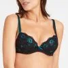 Soutien-gorge Armatures Push-up AUBADE "Fièvre Andalouse" QC18 - Lapis Lazuli