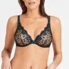 Soutien-gorge Armatures Triangle AUBADE "Fièvre Andalouse" QC12 - Lapis Lazuli