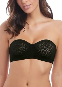 Soutien-gorge Bandeau Armatures WACOAL "Halo Lace" WA854205 - Noir BLK