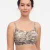 Soutien-gorge Bralette Sans Armature à Coques CHANTELLE "Softstretch" C11D20 - Imprimé Camouflage 0AC