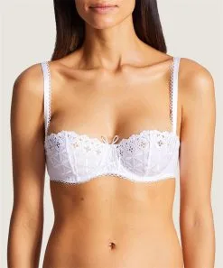 Vente de soutien-gorge pas cher 15 Soutien-gorge Corbeille AUBADE "Bahia & Moi" PY14 - Blanc