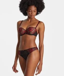 Soutien-gorge Corbeille AUBADE "Mélodie D'été" ICF14 - Black Cherry -Vente de soutien-gorge pas cher Soutien gorge20corbeille20AUBADE2022Fleur20de20Tattoo2220TB1420 20Skin 3
