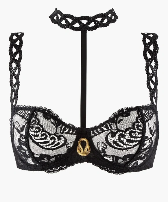 Soutien-gorge Corbeille AUBADE "Precious Tale" REF14 - Noir Mystique NOMY 6 Soutien-gorge Corbeille AUBADE "Precious Tale" REF14 - Noir Mystique NOMY – Image 6