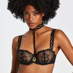 Soutien-gorge Corbeille AUBADE "Precious Tale" REF14 - Noir Mystique NOMY