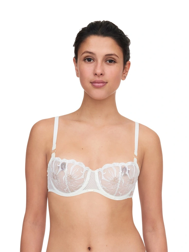 Soutien-gorge Corbeille CHANTELLE "Fleurs" C12M50 - Ivoire Doré 0BJ 1 Soutien-gorge Corbeille CHANTELLE "Fleurs" C12M50 - Ivoire Doré 0BJ