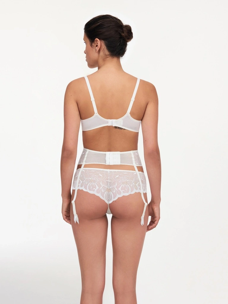 Soutien-gorge Corbeille CHANTELLE "Fleurs" C12M50 - Ivoire Doré 0BJ 5 Soutien-gorge Corbeille CHANTELLE "Fleurs" C12M50 - Ivoire Doré 0BJ – Image 5