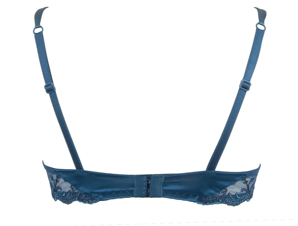 Soutien-gorge Corbeille LISE CHARMEL "Splendeur Soie" ACC3080 - Cyan 4138 2 Soutien-gorge Corbeille LISE CHARMEL "Splendeur Soie" ACC3080 - Cyan 4138 – Image 2