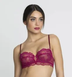Soutien-gorge Corbeille LISE CHARMEL "Sublime En Dentelle" ACH3013 - Fuchsia Sublime 2470