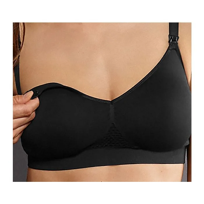 Soutien-gorge D'allaitement Sans Armatures ANITA MATERNITY "Seamless" 5096 - Noir 001 2 Soutien-gorge D'allaitement Sans Armatures ANITA MATERNITY "Seamless" 5096 - Noir 001 – Image 2