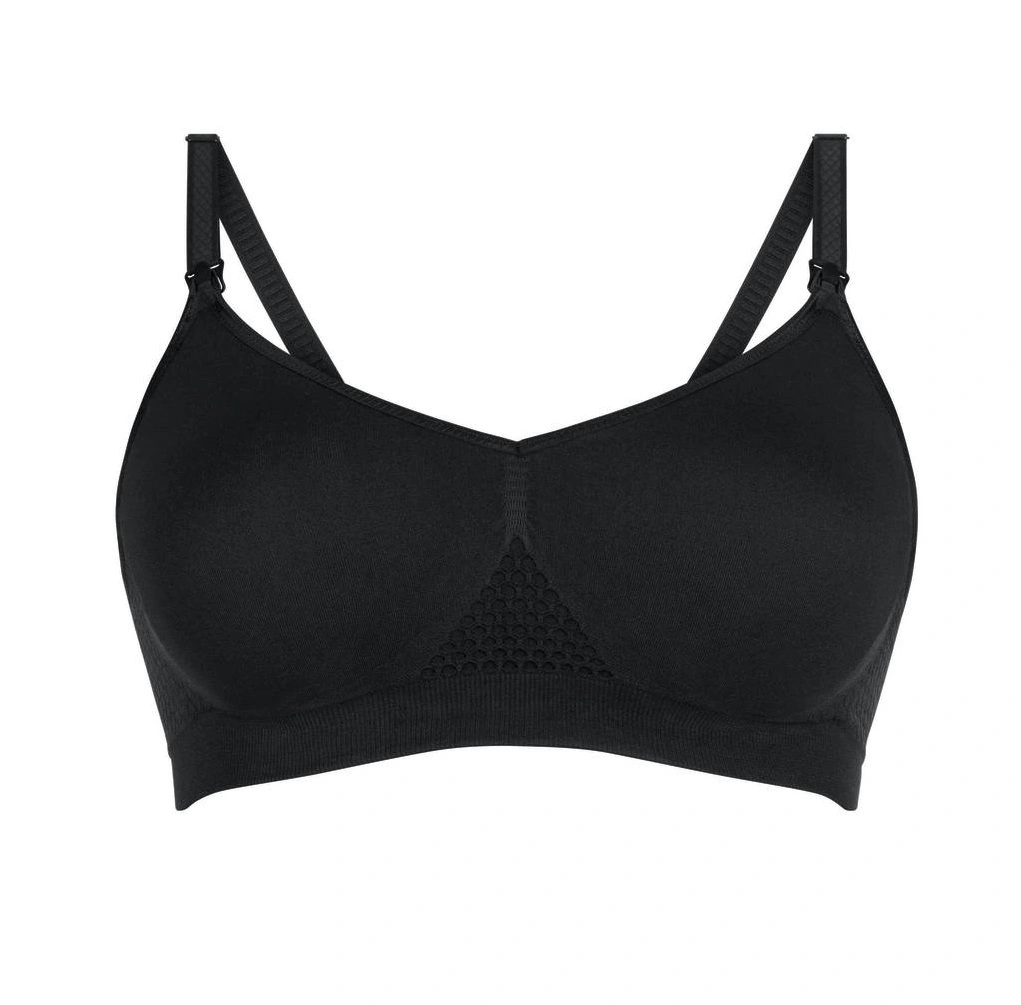Soutien-gorge D'allaitement Sans Armatures ANITA MATERNITY "Seamless" 5096 - Noir 001 4 Soutien-gorge D'allaitement Sans Armatures ANITA MATERNITY "Seamless" 5096 - Noir 001 – Image 4