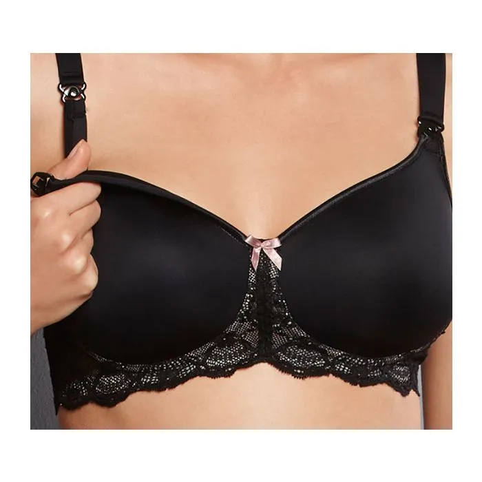Soutien-gorge D'allaitement Coques & Sans Armatures ANITA MATERNITY "Miss Lovely" 5086 - Noir 001 2 Soutien-gorge D'allaitement Coques & Sans Armatures ANITA MATERNITY "Miss Lovely" 5086 - Noir 001 – Image 2