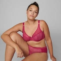 Soutien-gorge Décolleté Plongeant SIMONE PERELE "Exotica" 1B3319 - Framboise 364 -Vente de soutien-gorge pas cher Soutien gorge20dC3A9colletC3A920plongeant20SIMONE20PERELE2022Exotica22201B331920 20Framboise20364 4