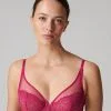 Soutien-gorge Décolleté Plongeant SIMONE PERELE "Exotica" 1B3319 - Framboise 364
