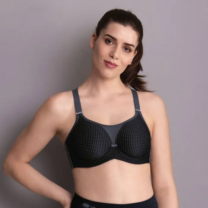 Soutien-gorge De Sport à Armatures ANITA ACTIVE Maximum Support "Performance WireX" 5599 - Noir Anthracite 445 1 Soutien-gorge De Sport à Armatures ANITA ACTIVE Maximum Support "Performance WireX" 5599 - Noir Anthracite 445