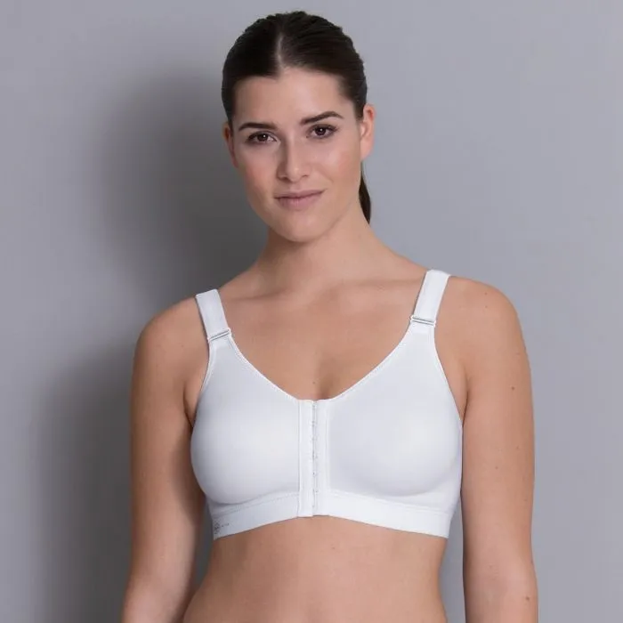 Soutien-gorge De Sport Sans Armatures & Fermeture Avant ANITA ACTIVE Firm Support "Frontline Open" 5523 - Blanc 006 1 Soutien-gorge De Sport Sans Armatures & Fermeture Avant ANITA ACTIVE Firm Support "Frontline Open" 5523 - Blanc 006