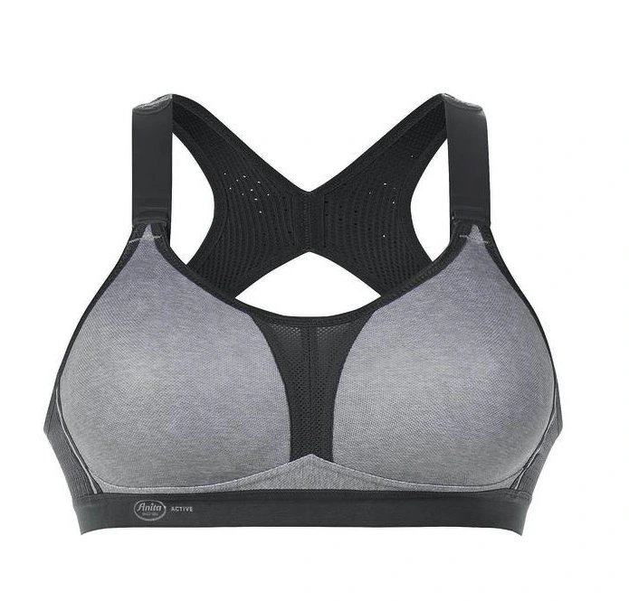 Soutien-gorge De Sport Sans Armatures ANITA ACTIVE Maximum Support "DynamiX Star" 5537 - Gris Chiné 254 3 Soutien-gorge De Sport Sans Armatures ANITA ACTIVE Maximum Support "DynamiX Star" 5537 - Gris Chiné 254 – Image 3