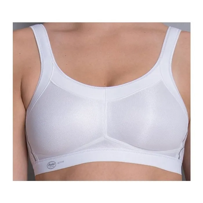 Soutien-gorge De Sport Sans Armatures ANITA ACTIVE Maximum Support "Momentum" 5529 - Blanc 006 2 Soutien-gorge De Sport Sans Armatures ANITA ACTIVE Maximum Support "Momentum" 5529 - Blanc 006 – Image 2