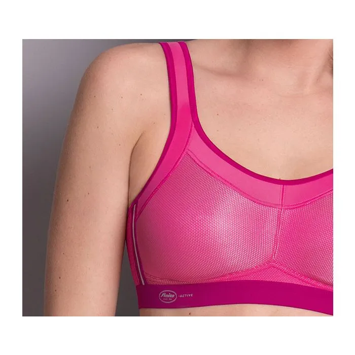 Soutien-gorge De Sport Sans Armatures ANITA ACTIVE Maximum Support "Momentum" 5529 - Rose électrique 548 2 Soutien-gorge De Sport Sans Armatures ANITA ACTIVE Maximum Support "Momentum" 5529 - Rose électrique 548 – Image 2