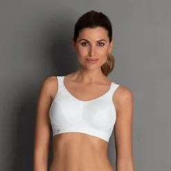 Soutien-gorge De Sport Sans Armatures ANITA ACTIVE Maximum Support "Extrême Control" 5527 - Blanc 006