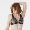 Soutien-gorge Demi Armature Triangle MAISON LEJABY "Sin" 19134 - Noir 04