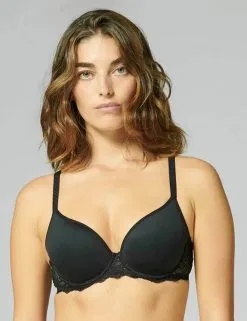 Soutien-gorge Plongeant Avec Armatures SIMONE PERELE "Caresse" 12A316 - Noir 015
