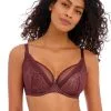 Soutien-gorge Plunge FREYA "Tailored" AA401121 - Dark Cherry DRR